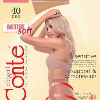Quần tất Nga Conte - Active soft 40D