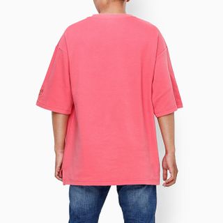 Áo thun nam big size tay ngắn màu hồng