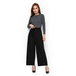 Quần suông nữ thời trang dập ly tôn dáng