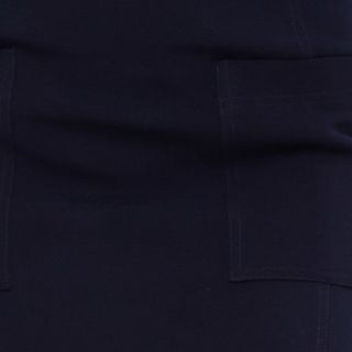 Chân váy nữ thời trang phối 2 túi màu xanh đen