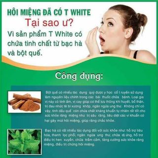 bột trắng răng t white