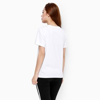 Áo thun nữ tay ngắn màu trắng họa tiết chữ M1