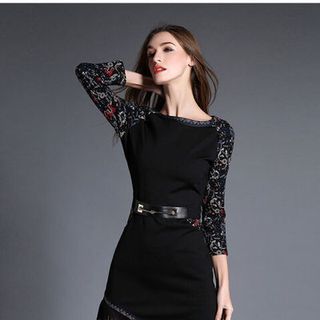 ĐẦM THUN HỌA TIẾT TUA RUA 160650