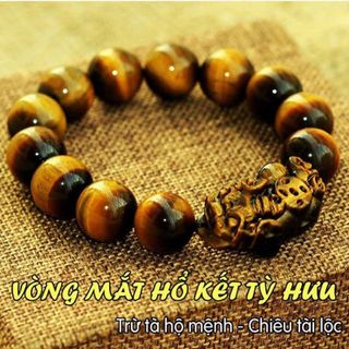 vòng đá mắt hổ kết Tỳ Hưu