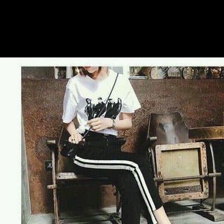 quần baggy lưng chun 2sọc