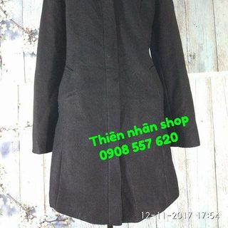 áo khoác dạ dài 3 nút