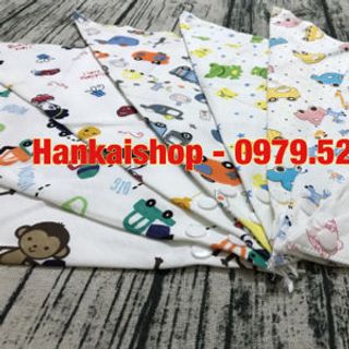 Khăn yếm cho bé Khăn yếm cotton tam giác