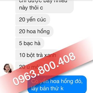 Mặt nạ yến tươi