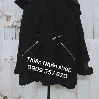 áo khoác dạ dây thắt eo