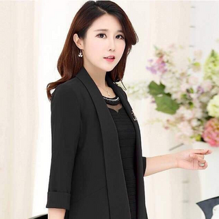 Áo khoác vest nữ form dài thời trang