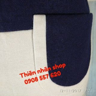 áo khoác dạ 2 túi ngắn tay