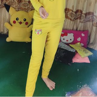 Đồ Bộ Da Cá in hình gấu