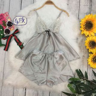 set bộ phi lụa phối ren bao đẹp