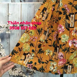 đầm 2 dây hoa văn quảng châu