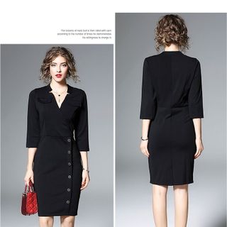 ĐẦM THUN ĐÍNH NÚT 17440