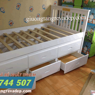 Giường 2 tầng hộp trẻ em giá rẻ nhất TPHCM - BB092