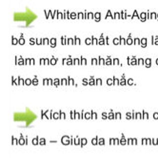 Gluta White - Whitening Anti-Aging Care - kem trắng da chống lão hoá ban đêm