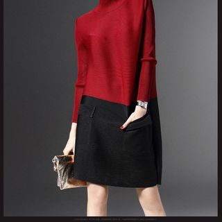 ĐẦM THUN GÂN NHÚNG CỔ TRỤ 160021