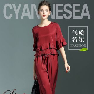 SET ÁO KIỂU QUẦN LỬNG 160073