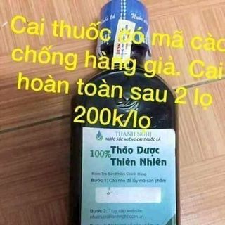 NƯỚC SÚC MIỆNG CAI THUỐC LÁ THANH NGHỊ