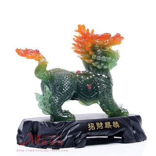 kỳ lân đá xanh