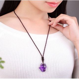 Dây Chuyền Hồ Ly Tím
