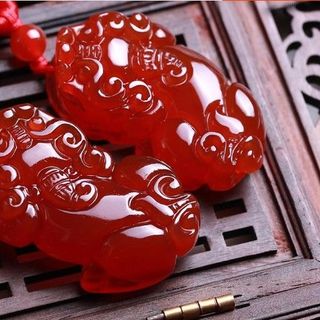 Dây Chuyền Tỳ Hưu Mã Não Đỏ