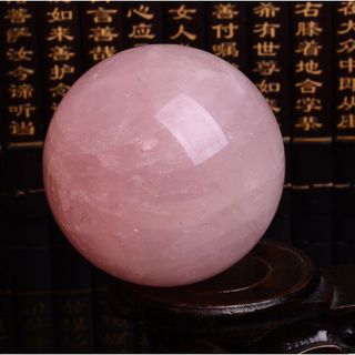 Quả cầu phong thủy- đá thạch anh hồng