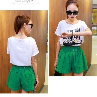 SET ÁO HỌA TIẾT QUẦN SHORT 160356
