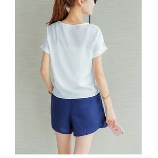 SET ÁO HỌA TIẾT QUẦN SHORT 160357