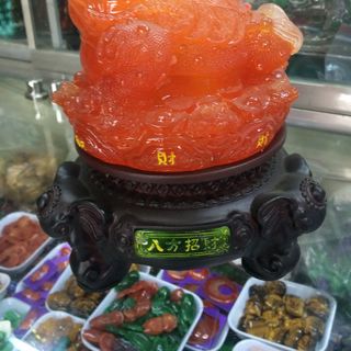 thiềm thừ đỏ cõng đồng vàng