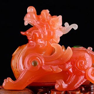 kỳ lân bột đá đỏ