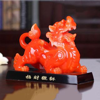 kỳ lân bột đá đỏ