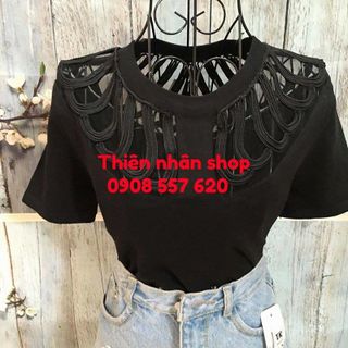 áo len phối lưới