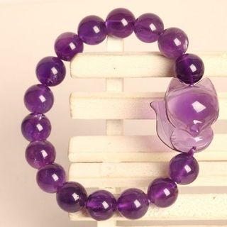 Vòng Tay Thạch Anh Hồ Ly Tím