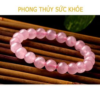 Vòng Tay Thạch Anh Hồng