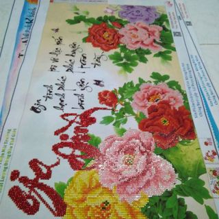 Tranh đính đá thành phẩm