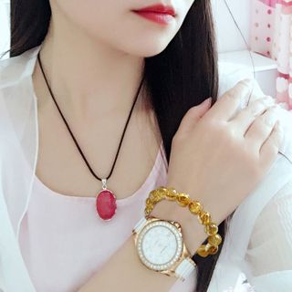 Vòng tay thạch anh tóc vàng