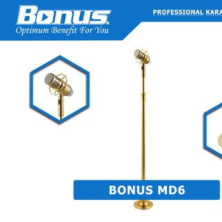Micro karaoke đứng có dây Bonus Audio MD6