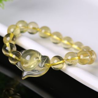 Vòng Tay Thạch Anh Hồ Ly Vàng