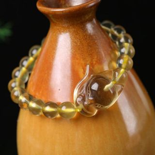Vòng Tay Thạch Anh Hồ Ly Vàng