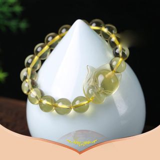 Vòng Tay Thạch Anh Hồ Ly Vàng