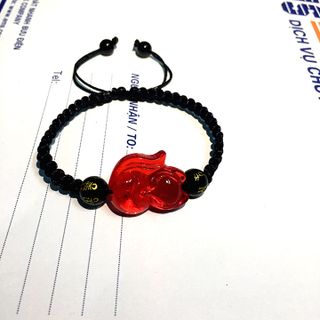 Vòng Tay Dây Vải Hồ Ly Đỏ