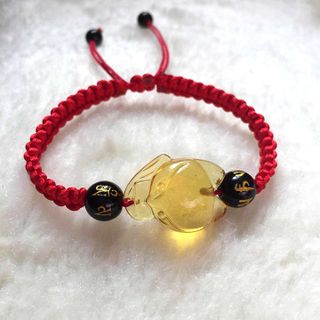 Vòng Tay Dây Vải Hồ Ly Vàng