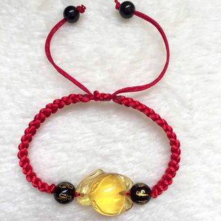 Vòng Tay Dây Vải Hồ Ly Vàng