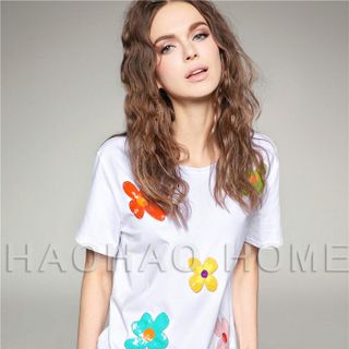 SET ÁO THUN HỌA TIẾT QUẦN SHORT 160295