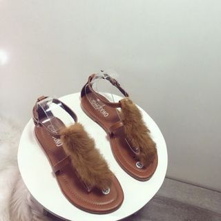 giày sandal lông xinh