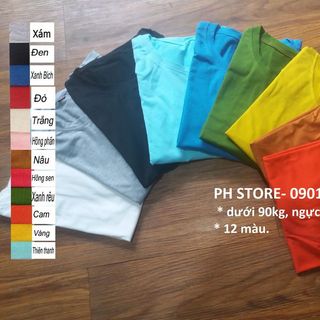 Áo thun trơn bigsize giá rẻ