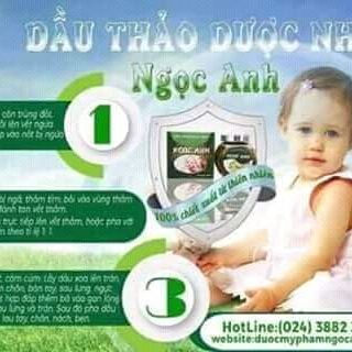 dầu thảo dược nhi Ngọc Anh