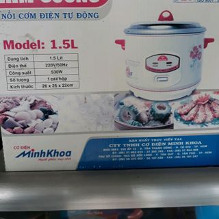 nồi nấu cơm kim cương 15l